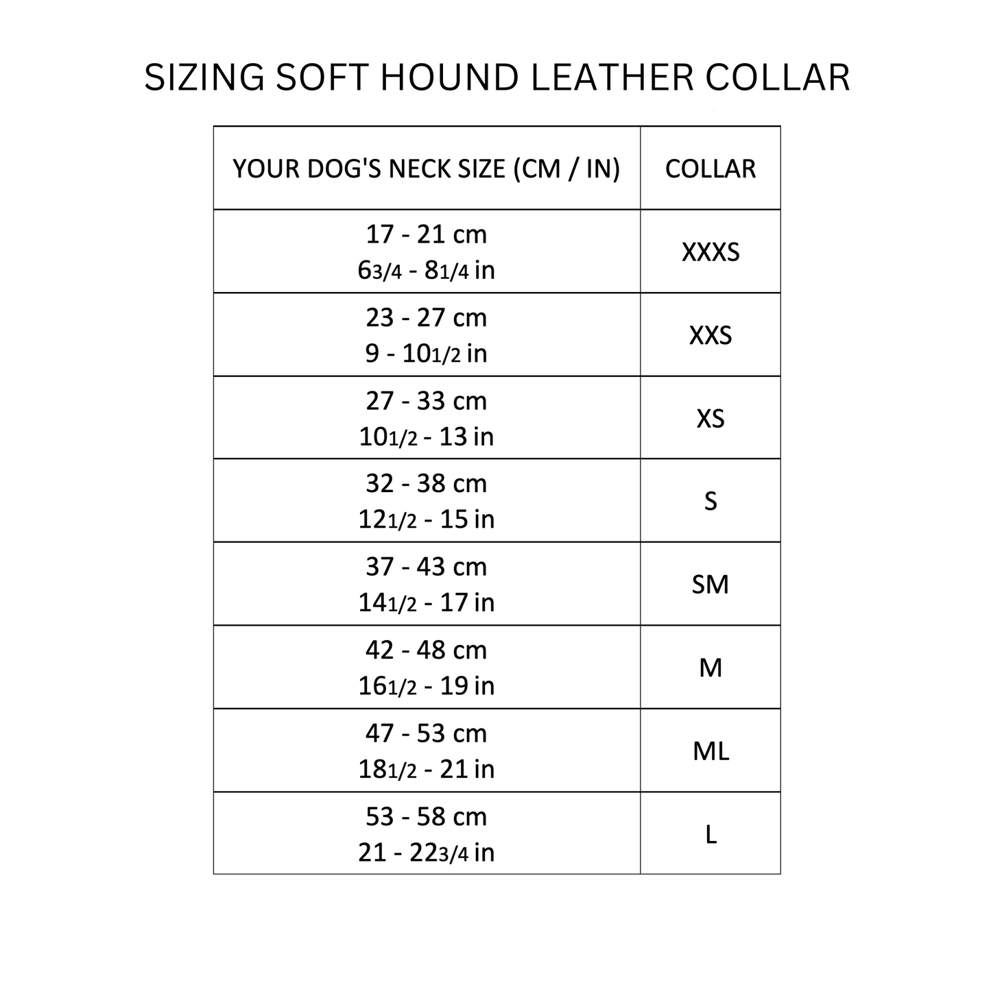 Soft Leather Hound Collar Blue