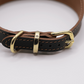 Soft Leather Hound Collar Racing Green