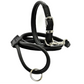 Rolled Soft Leather Dog Collar and Lead Set Black