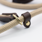 D&H Traditional Cotton Rope Slip Lead Brown