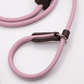 D&H Rolled Soft Leather Slip Lead Pink