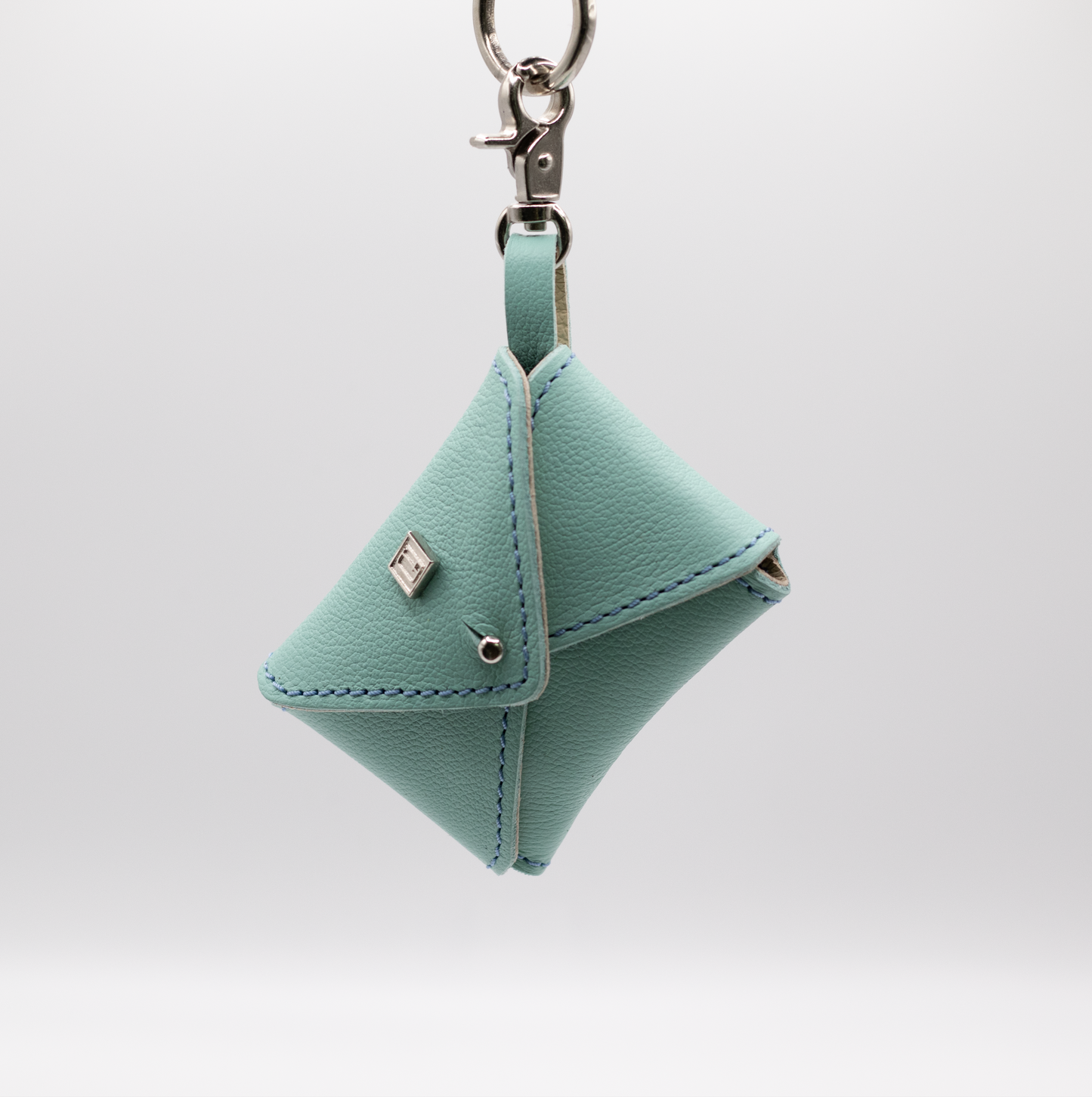 D&H PooSh - Soft Leather Poo Bag Dispenser Aqua