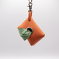 D&H PooSh - Soft Leather Poo Bag Dispenser Orange