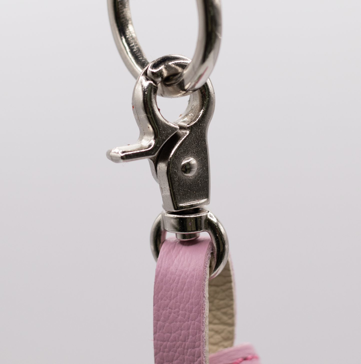 D&H PooSh - Soft Leather Poo Bag Dispenser Pink