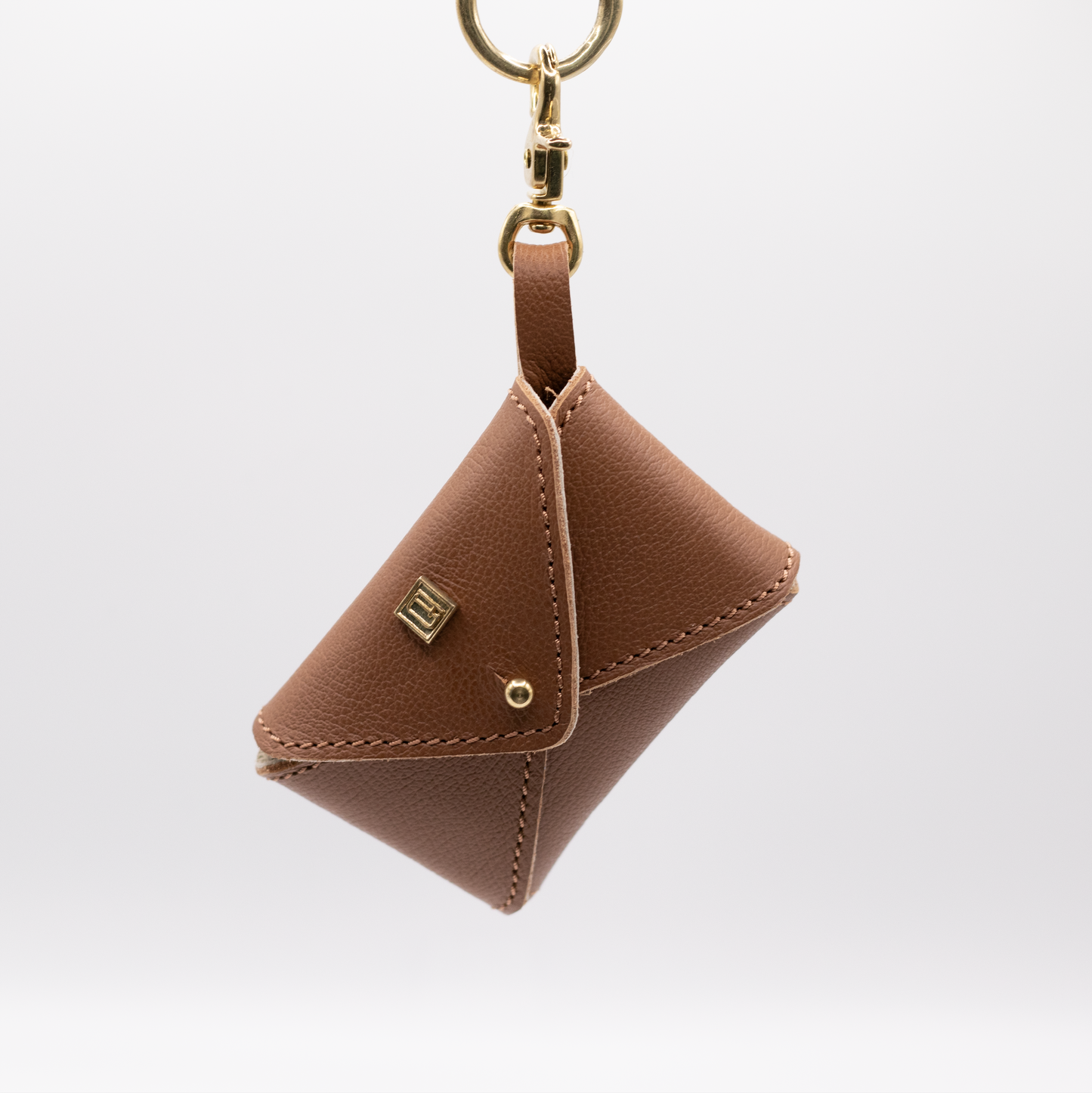 D&H PooSh - Soft Leather Poo Bag Dispenser Tan