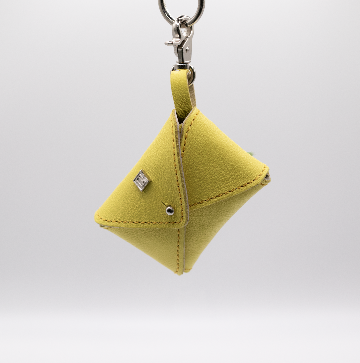 D&H PooSh - Soft Leather Poo Bag Dispenser Yellow