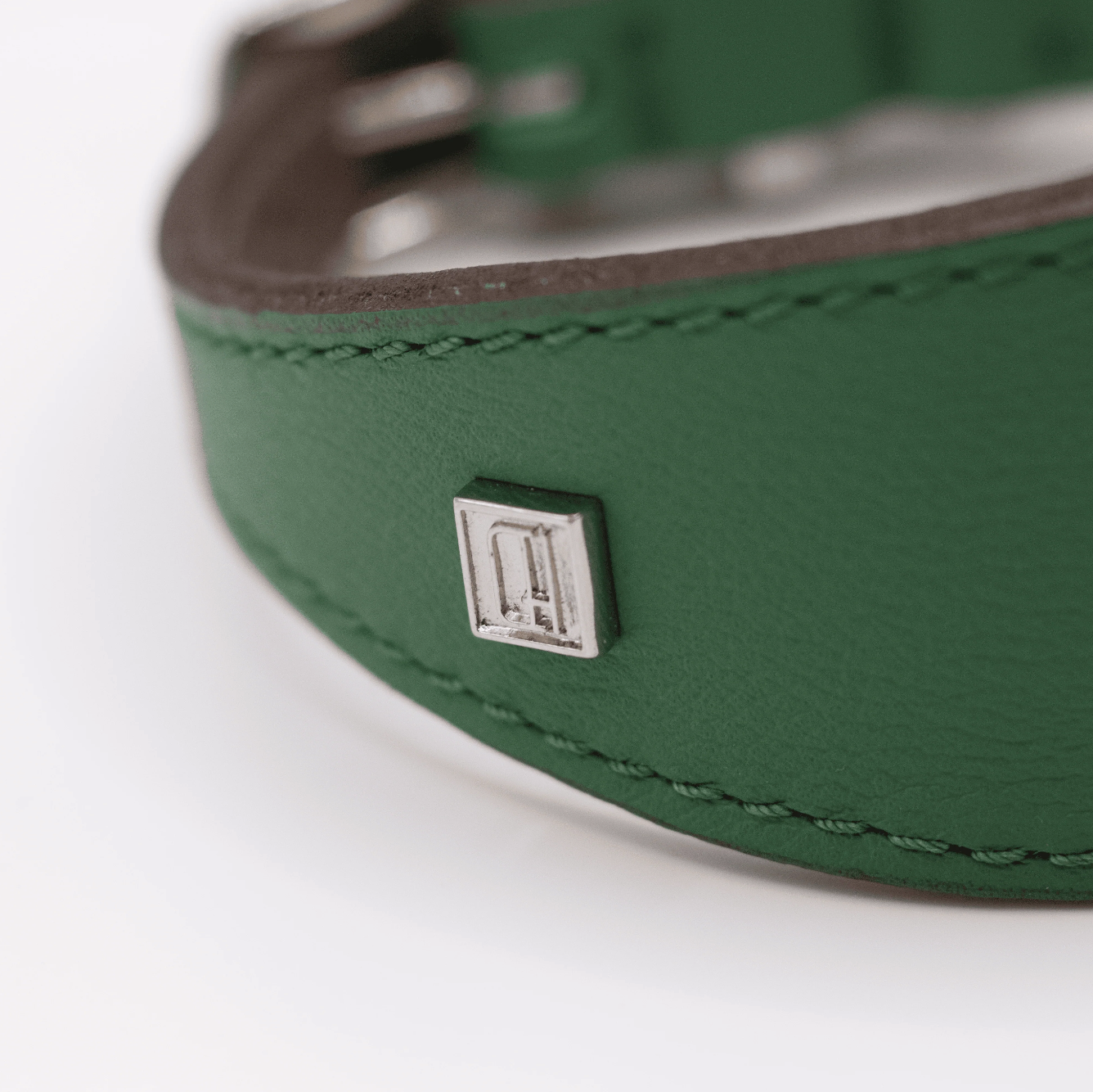 Soft Leather Hound Collar Clover