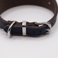 Soft Leather Hound Collar Navy