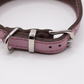 Soft Leather Hound Collar Pink