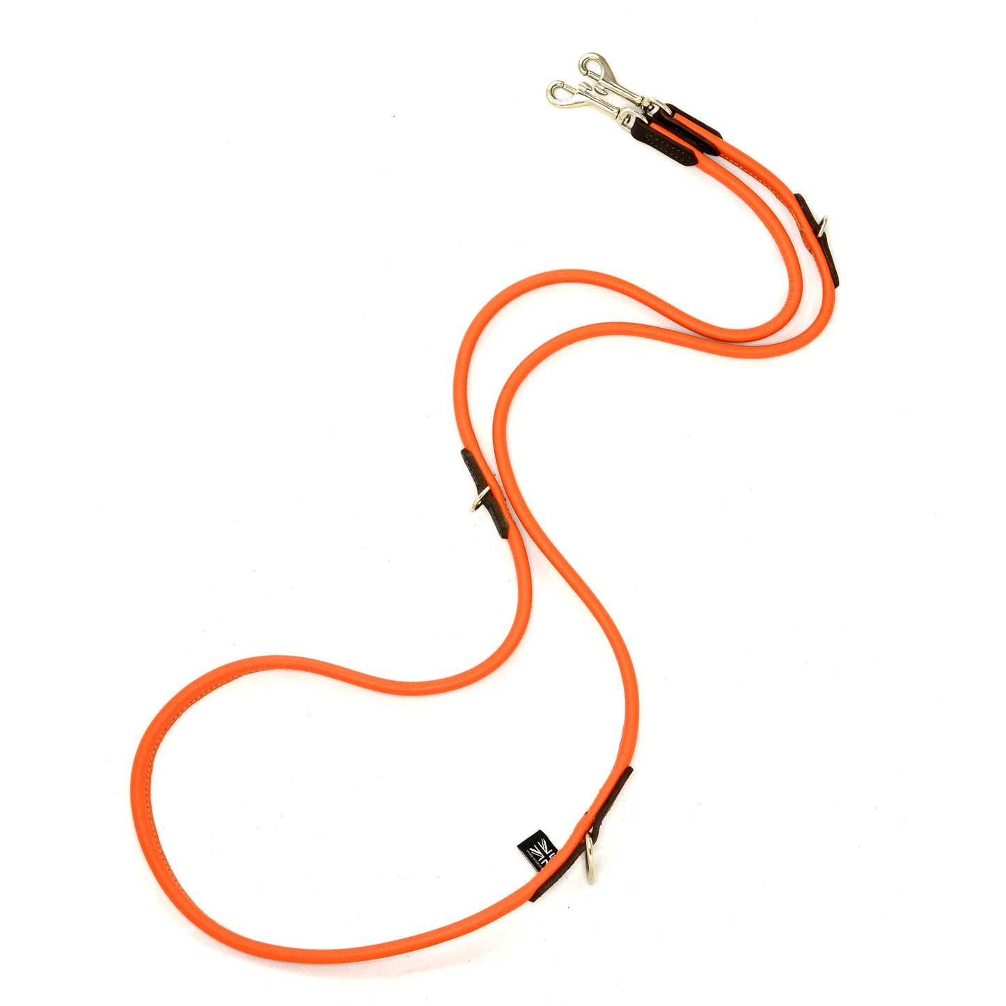 D&H Rolled Soft Leather Adjustable Training Lead